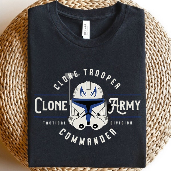 Star Wars Rex Clone Wars Clone Army Commander Emblem Unisex Adult T-shirt Kid shirt Gift for Birthday Hoodie Toddler Tee Disneyland Vacation