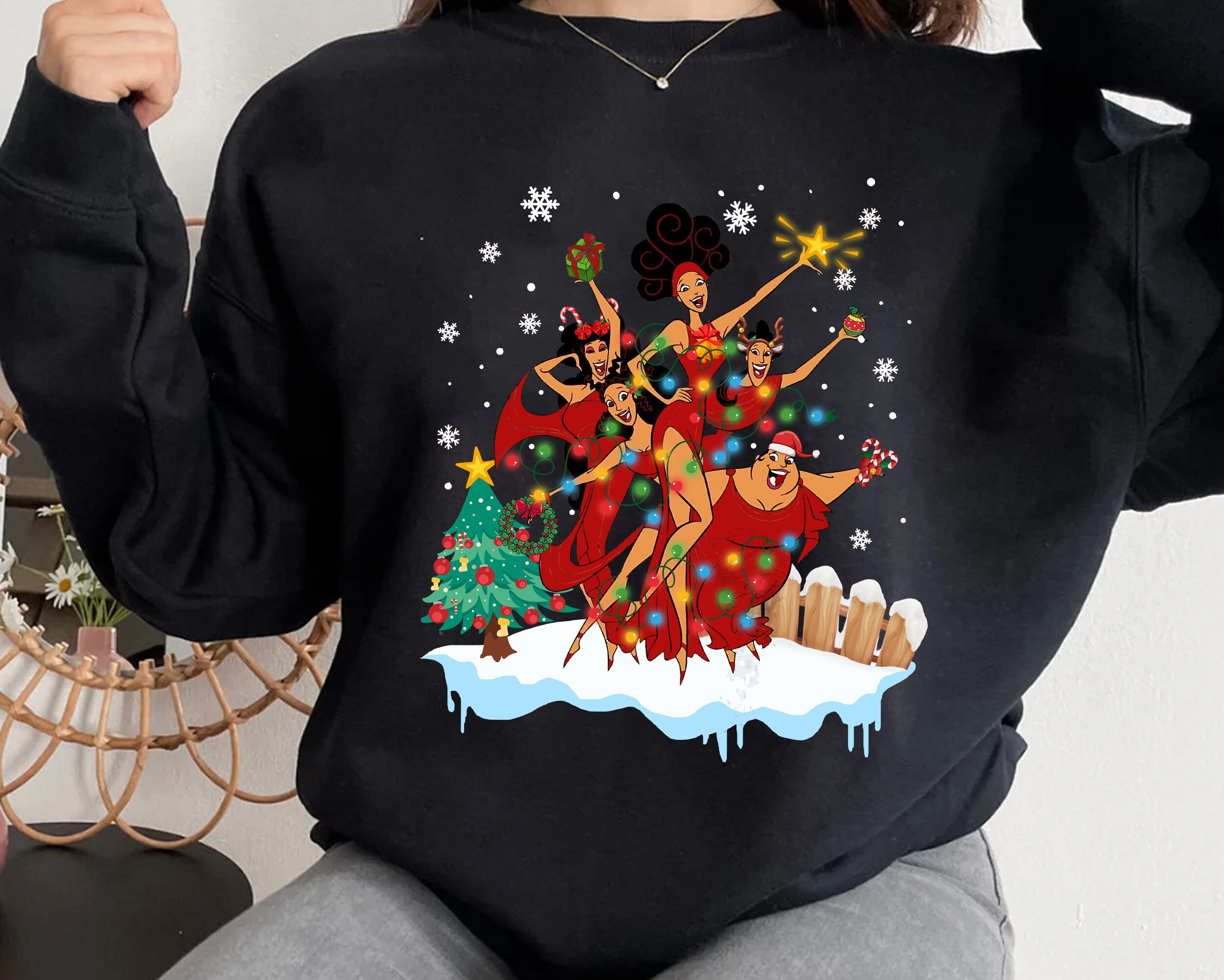 The Muses Hercules Custom Christmas Lights Shirt sold by Jamie Kelly