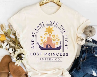 Disney Tangled Rapunzel Lost Princess Lantern Co Est 2010 Retro Shirt, WDW Magic Kingdom Unisex T-shirt Family Birthday Gift Adult Kid Tee