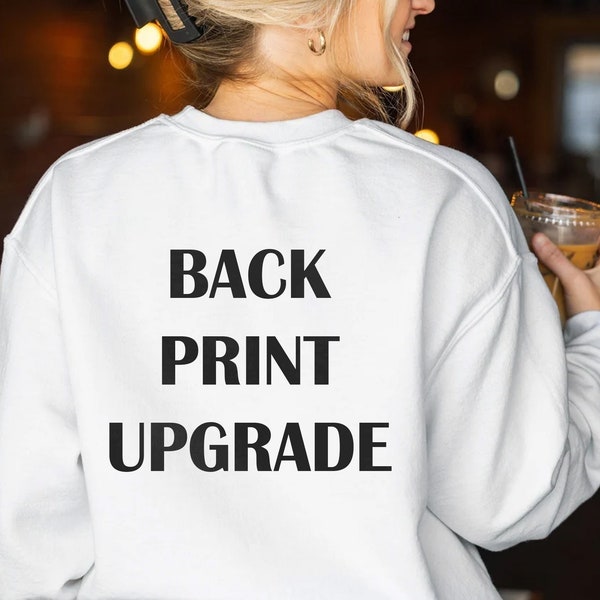 Back Print, V Neck, Extra Service, Custom Name, Custom Logo, Custom Text On The Back, Personalized T-shirt, Custom Shirt Printing
