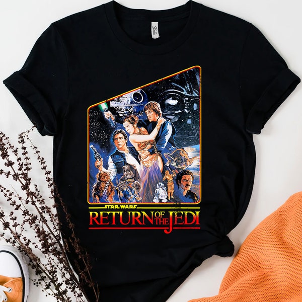 Star Wars Le Retour du Jedi T-shirt graphique T-shirt adulte unisexe Chemise enfant Cadeau pour anniversaire Sweat à capuche pour tout-petit T-shirt Disneyland Vacation