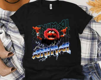 Disney The Muppets Animal Rock Portrait Gonzo T-Shirt  Unisex T-shirt Birthday Shirt Gift For Men Women Kid Hoodie Sweatshirt Toddler Shirt