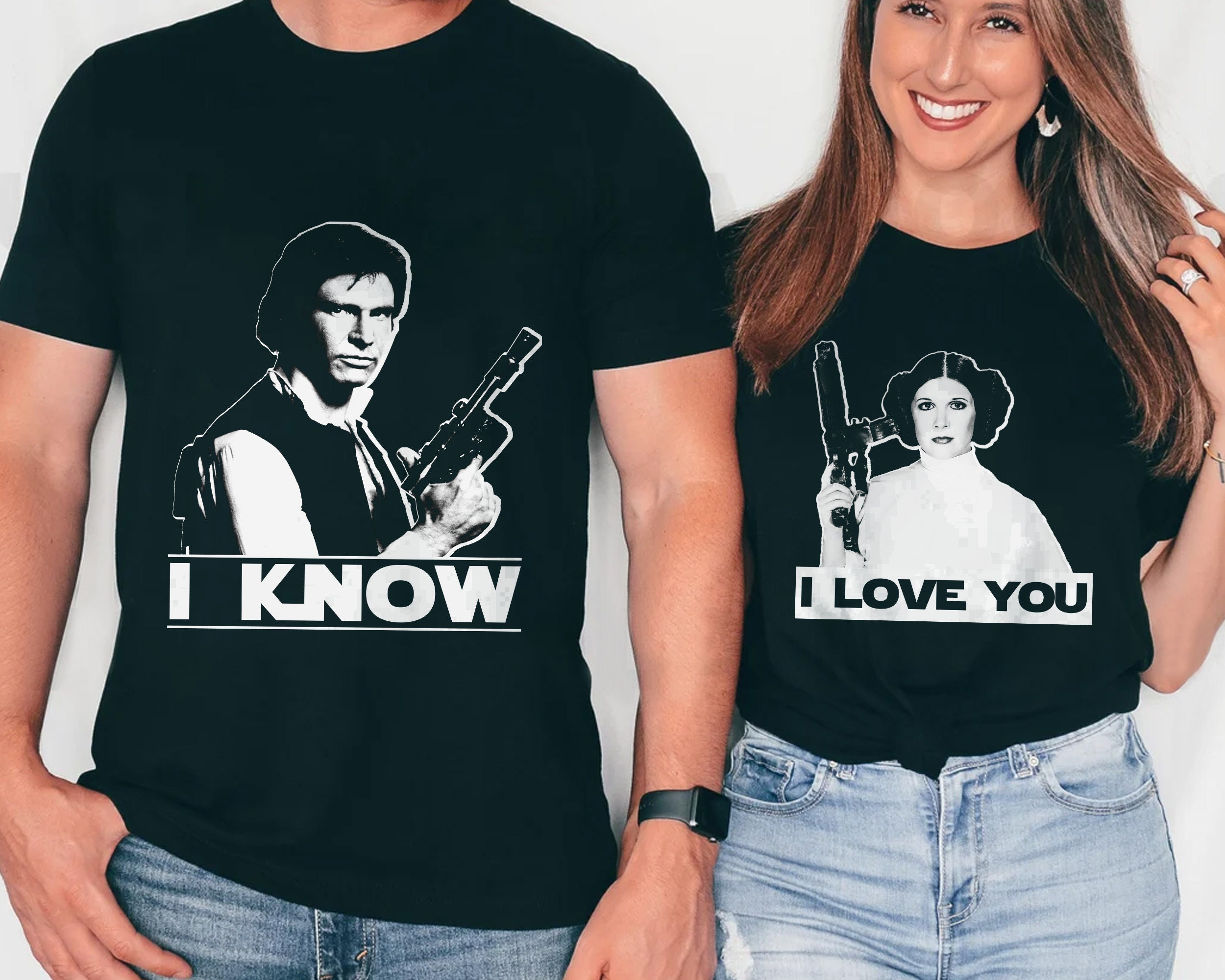 Star I Love You I Know Leia Han Solo Couples Etsy Norway