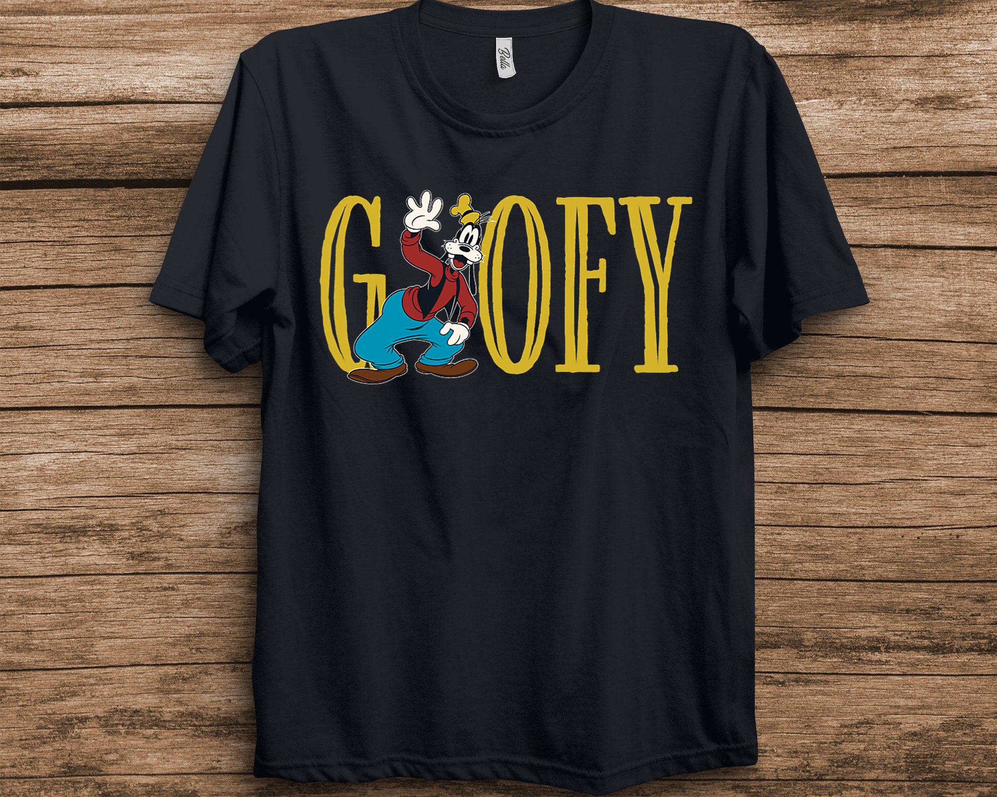 Discover Disney Mickey and Friends Goofy Lettering Classic T-Shirt