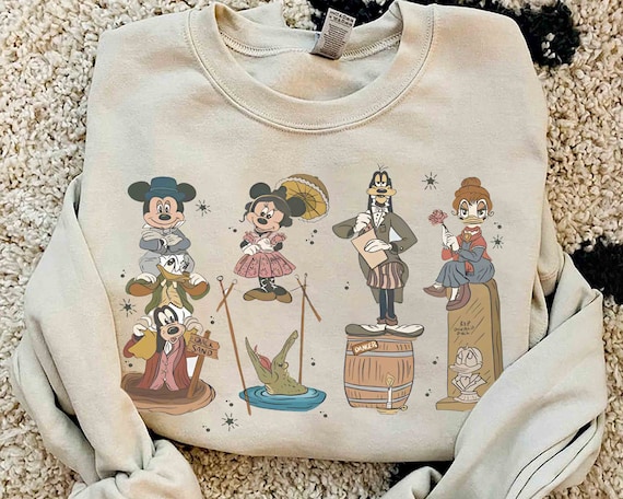 Mickey and Friends Custom Haunted Mansion Stretching Room T-shirt