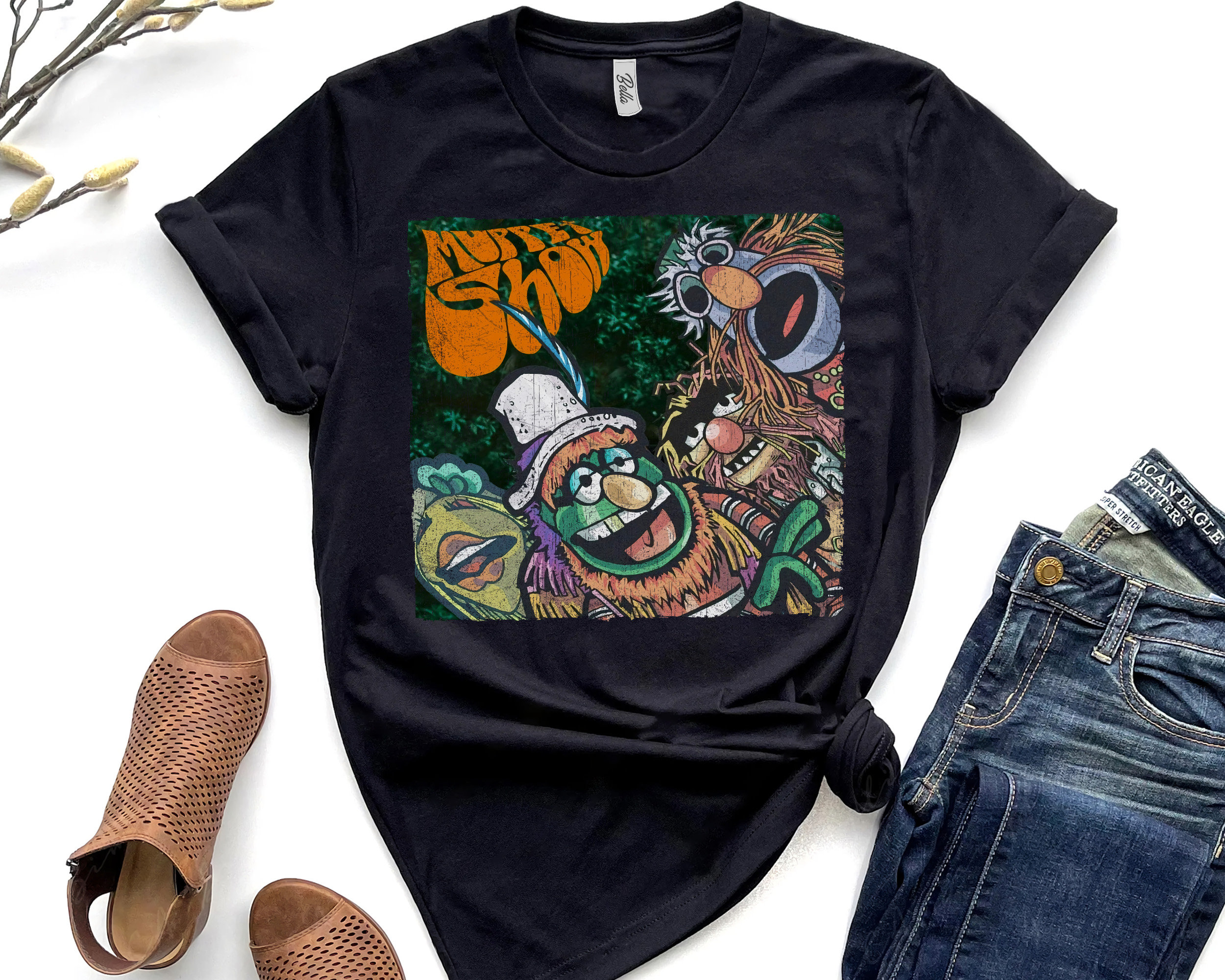 Discover Disney Vintage Muppet Show Shirt, TV Series Shirt, Electric Mayhem Vintage T-Shirt, Dr. Teeth Shirt, The Electric Mayhem Shirt, Muppets Band