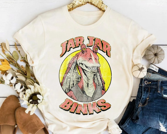 Retro Team Jar Jar Binks Funny Star Wars Fan Shirt, Galaxy's Edge