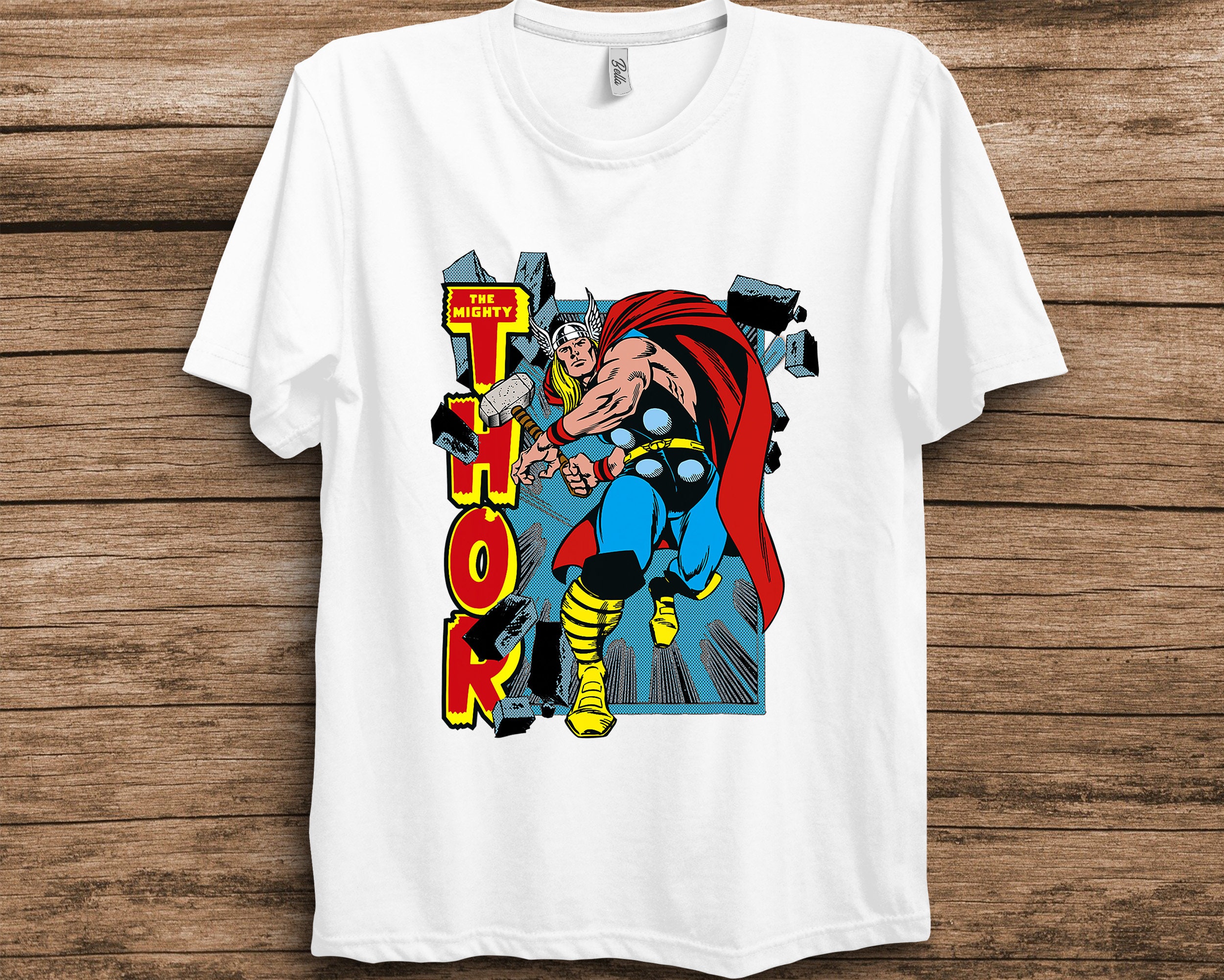 Discover Maglietta T-Shirt Thor Uomo Donna Bambini Break Through T-Shirt Birthday Regalo