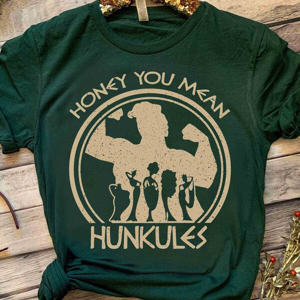 Disney Hercules Diva The Muses Honey You Mean Hunkules Retro Shirt, Magic Kingdom WDW Unisex T-shirt Family Birthday Gift Adult Toddler Tee