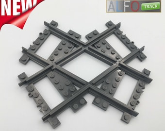 Passage à niveau courbe (40dots) pour train LEGO CITY - 3D Printed - ALFO  Track