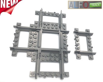 ALFO track - crossing 90 + 4 quarter rails for LEGO CITY train