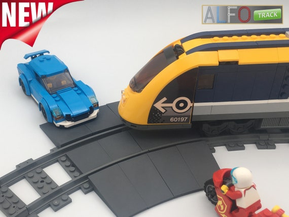 ALFO Track Curved Level Crossing Level Crossing Railroad for LEGO CITY Train  3D Printed -  Denmark