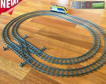 ALFO Track - LEGO CITY Train Extension - Double Track