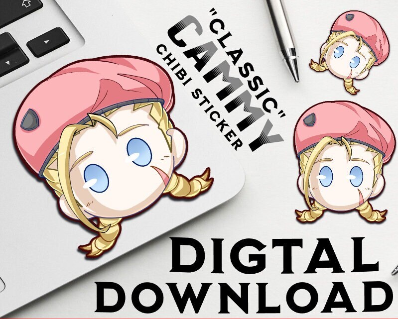 SF6 Cammy stretch Sticker for Sale by jpegarts