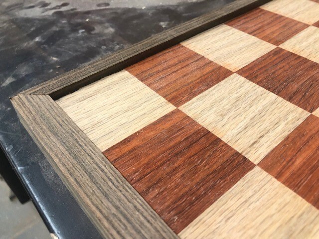 Handmade Checkerboard With Exotic Woods. - Etsy