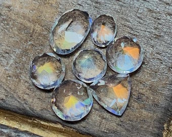 Madagascar Rainbow Moonstone Lot: Faceted Gemstones for Jewelry (2 Carats)