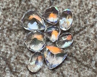 Madagascar Rainbow Moonstone Lot: Faceted Gemstones for Jewelry (2 Carats)