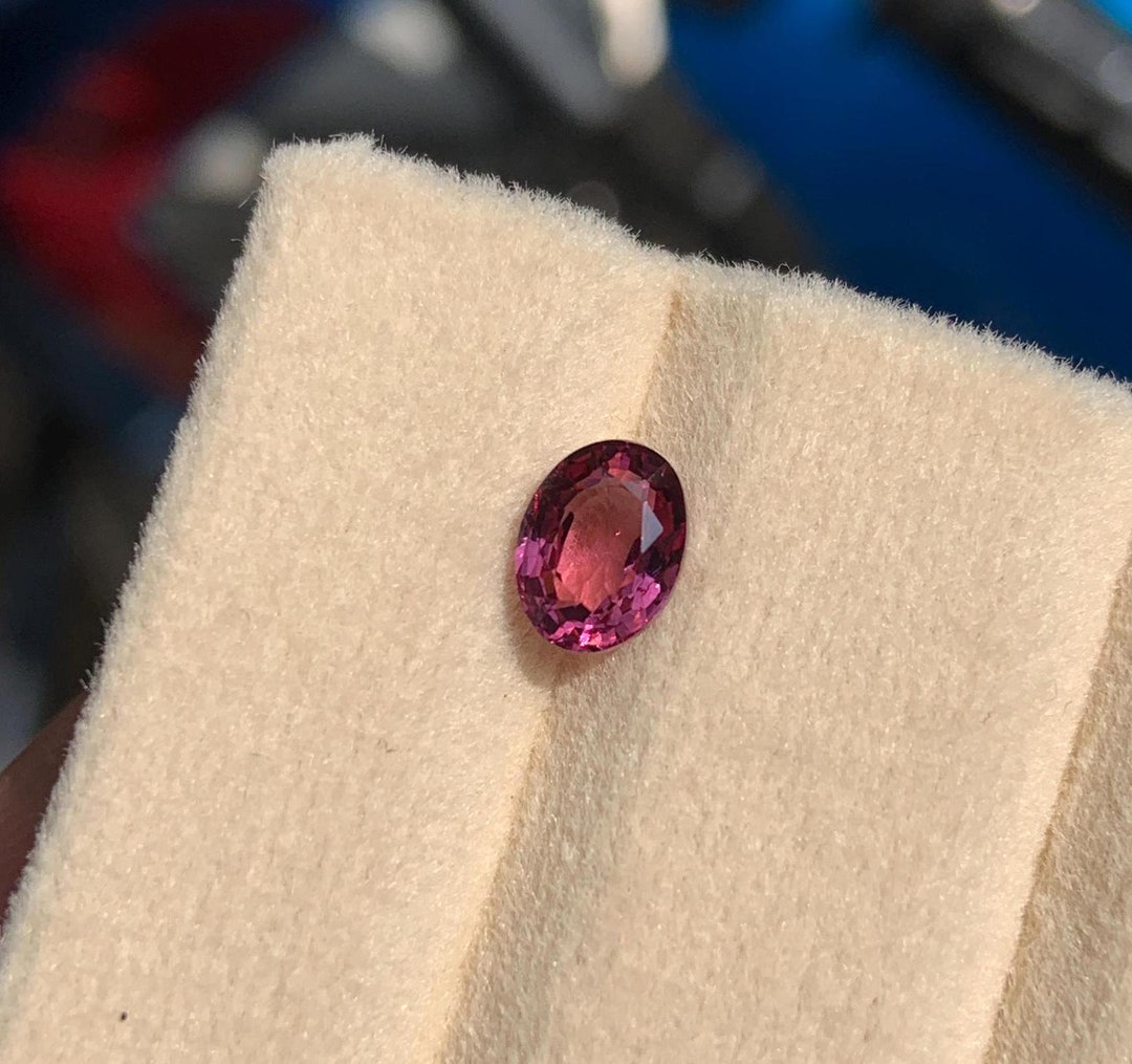 1.15 Carats, Natural Pyrope-almandine Garnet Loose Stone, Pink ...