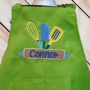 Personalized Adjustable Childrens Chef Apron/Personalized kids apron/Cooking Apron for Kids/Personalized Apron/Persoanlized Kids Gift