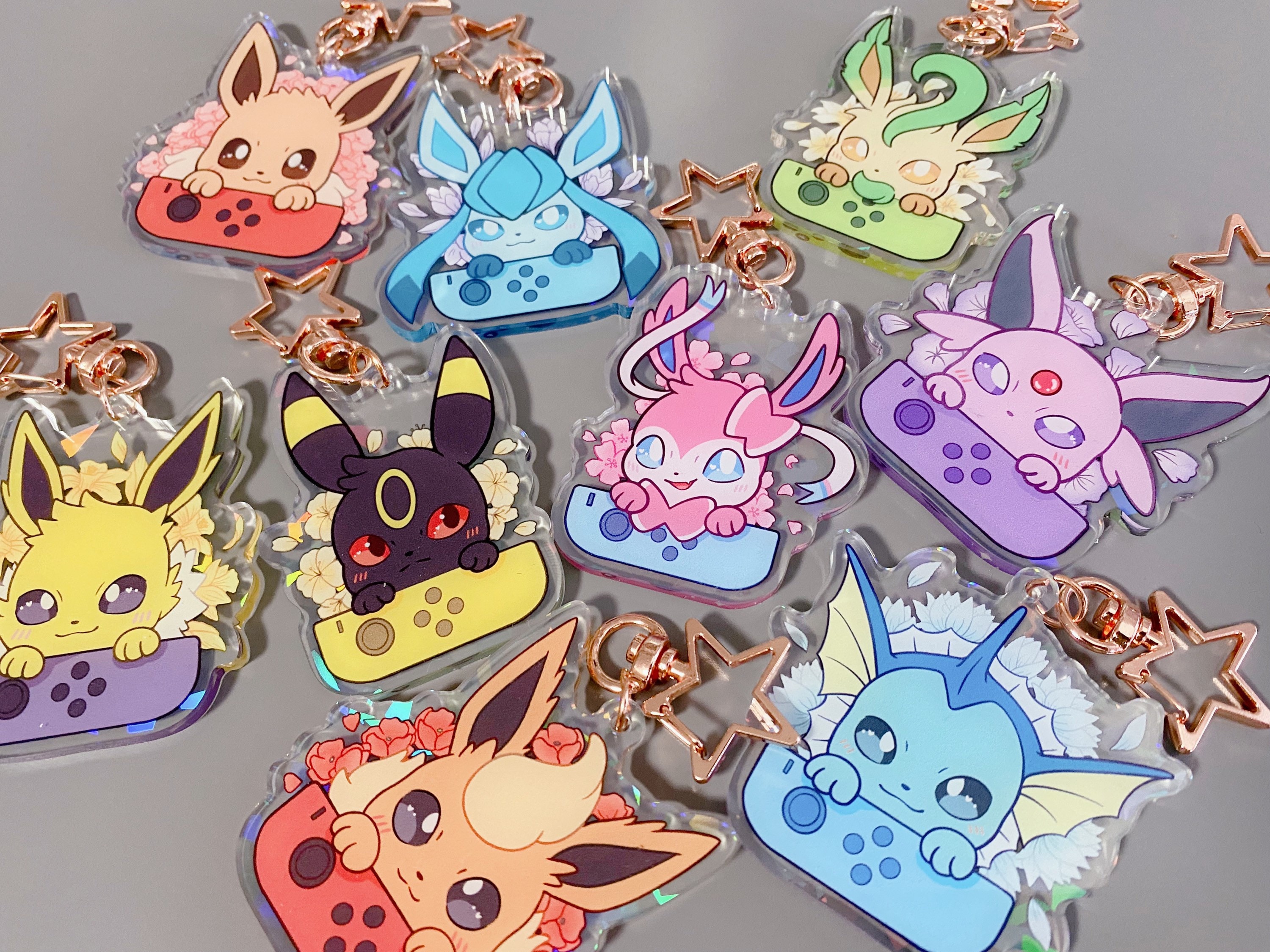 Genshin Impact x Eevee Pokémon DRESS-UP!!! Hard Enamel Pins! by iiisekai  Production Studios — Kickstarter