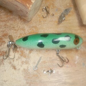 Enkelt Propbait Topwater Handgjort Fiskedrag