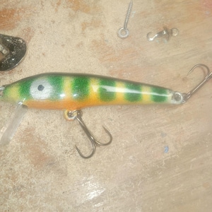 Minnow plug floating/diving handmade fishing lure