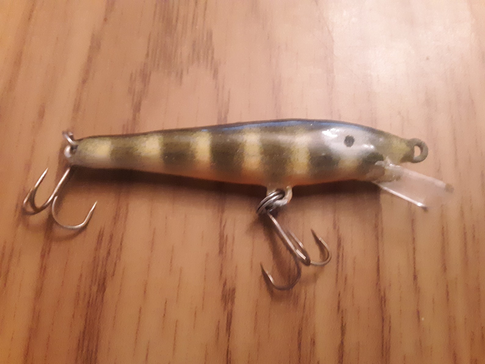 Minnow plug floating/diving handmade fishing lure Etsy
