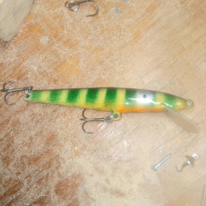 Minnow Plug floating/diving handmade fishing lure