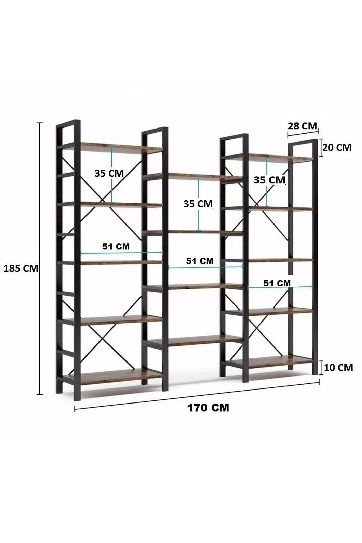 Holz Bücherregal großes Dekoratives Bücherregal Rustikales | Etsy