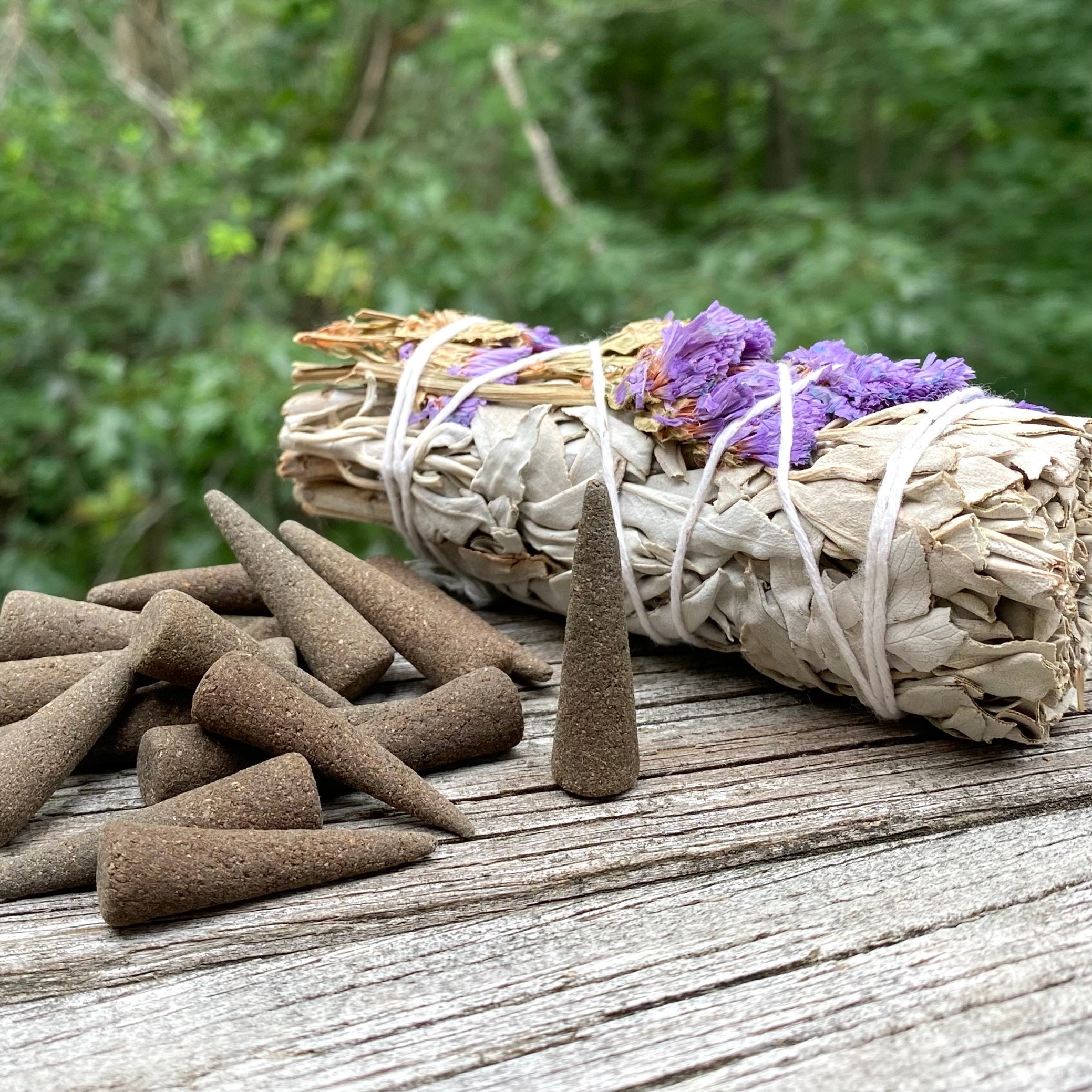 Sage Incense Cones Etsy