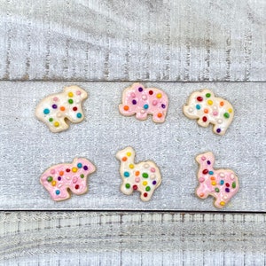 Animal Cookie Magnets / Kitchen Decor / Locker Decor / Classroom Decor / Food Art / Food Lovers / Clay Food / Miniature Food