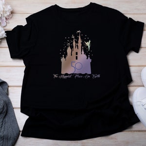 Disney 50th Anniversary Shirt, Disney Castle Shirt, 50th Anniversary Disney World Castle Shirt, Disney 50th Anniversary Castle Magic Kingdom
