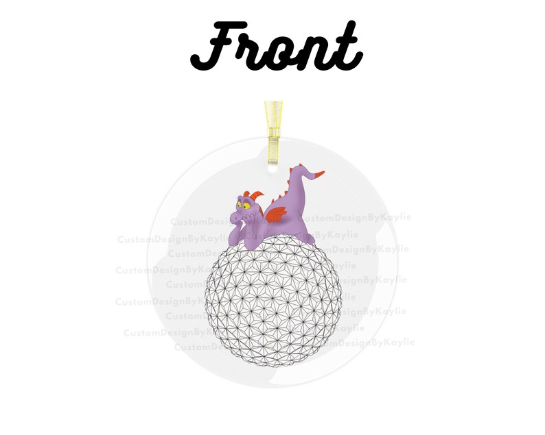 Disney Figment Ornament Disney Epcot Figment Christmas Etsy