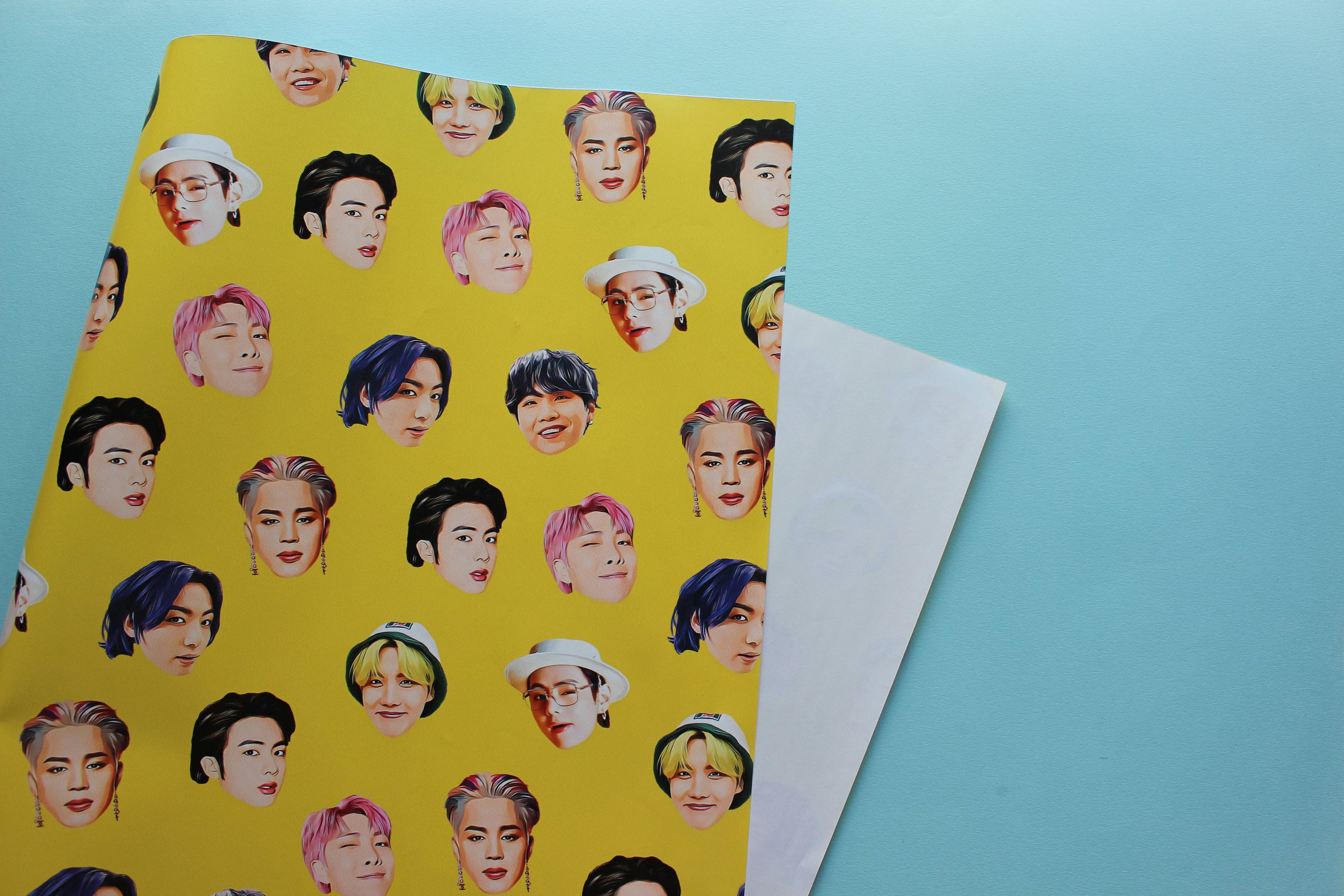 Wrapper Bts BTS Butter Wrapping Paper | BTS Butter Gift Wrap | BTS Birthday Gift ...