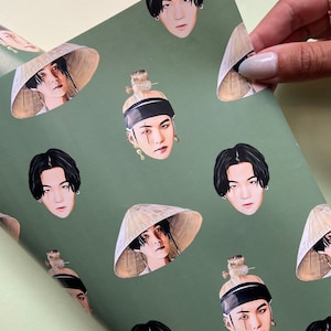 Daechwita Wrapping Paper | Daechwita Gift Wrap | BTS Birthday Gift Wrap | K-Pop Gift Wrap | K-Pop Wrapping Paper