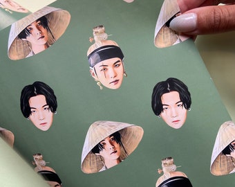 Daechwita Wrapping Paper | Daechwita Gift Wrap | BTS Birthday Gift Wrap | K-Pop Gift Wrap | K-Pop Wrapping Paper