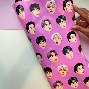 BTS Member Wrapping Paper Bundle | BTS Member Gift Wrap Bundle | BTS ...