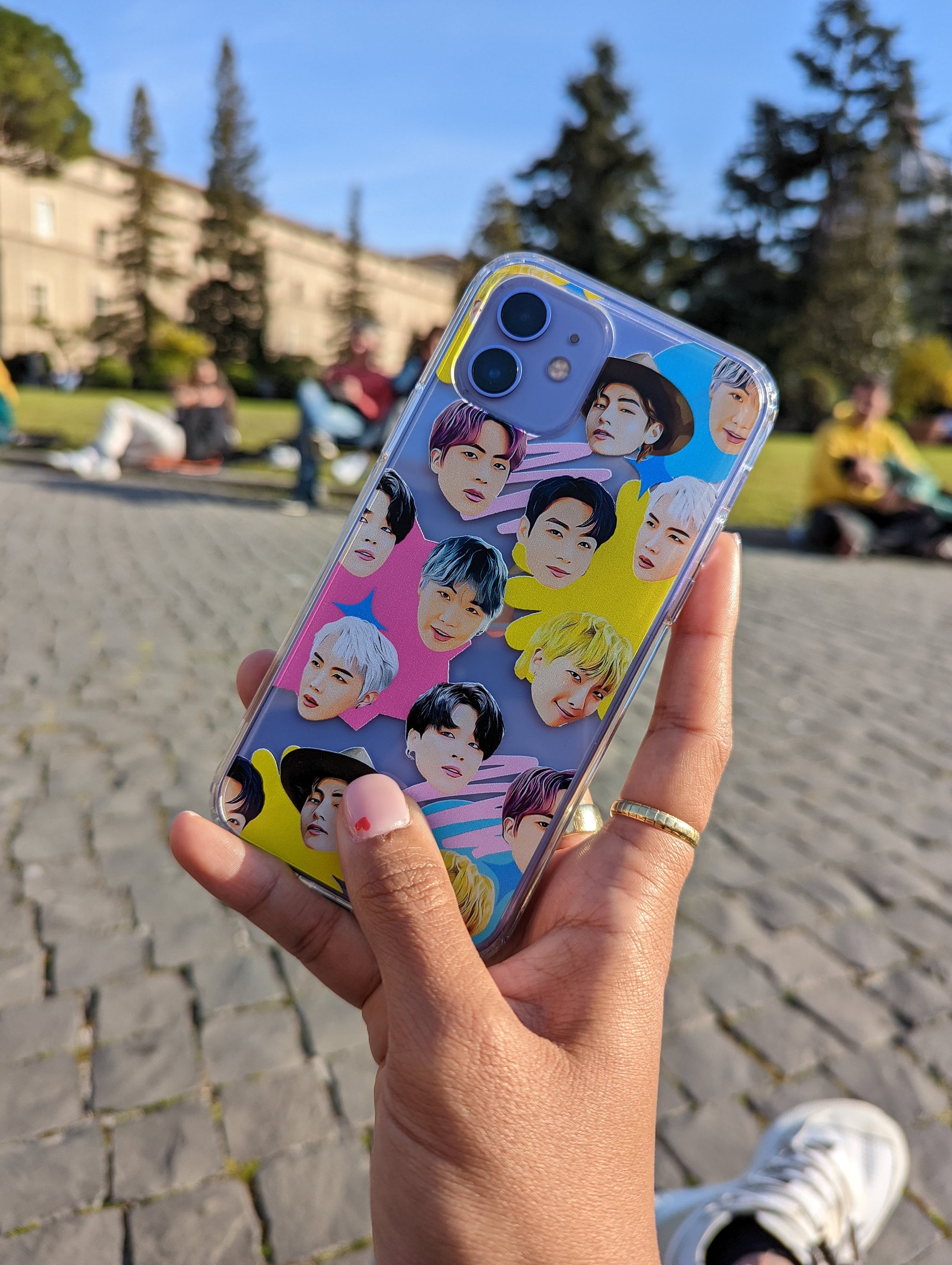iPhoneアクセサリー BTS Permission to Dance Sticker Case BTS