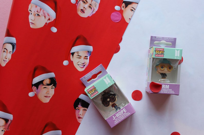 BTS Christmas Wrapping Paper BTS Xmas Gift Wrap Limited
