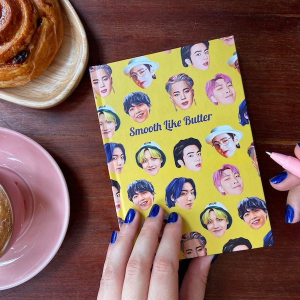 BTS Butter Hardcover Notebook | BTS Notebook | K-Pop Notebook | BTS Journal