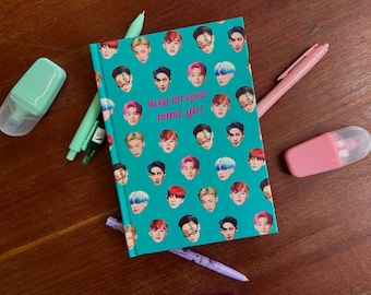 Wonho Hardcover Notebook | Wonho Notebook | K-Pop Notebook | Wonho Journal