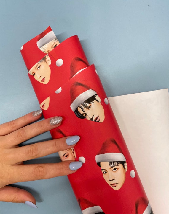 Korean K-Pop Gift Wrap Paper Food Rainbow, Zazzle