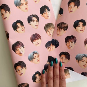 Seventeen Wrapping Paper | Seventeen Gift Wrap | Seventeen Birthday Gift Wrap | K-Pop Gift Wrap | K-Pop Wrapping Paper