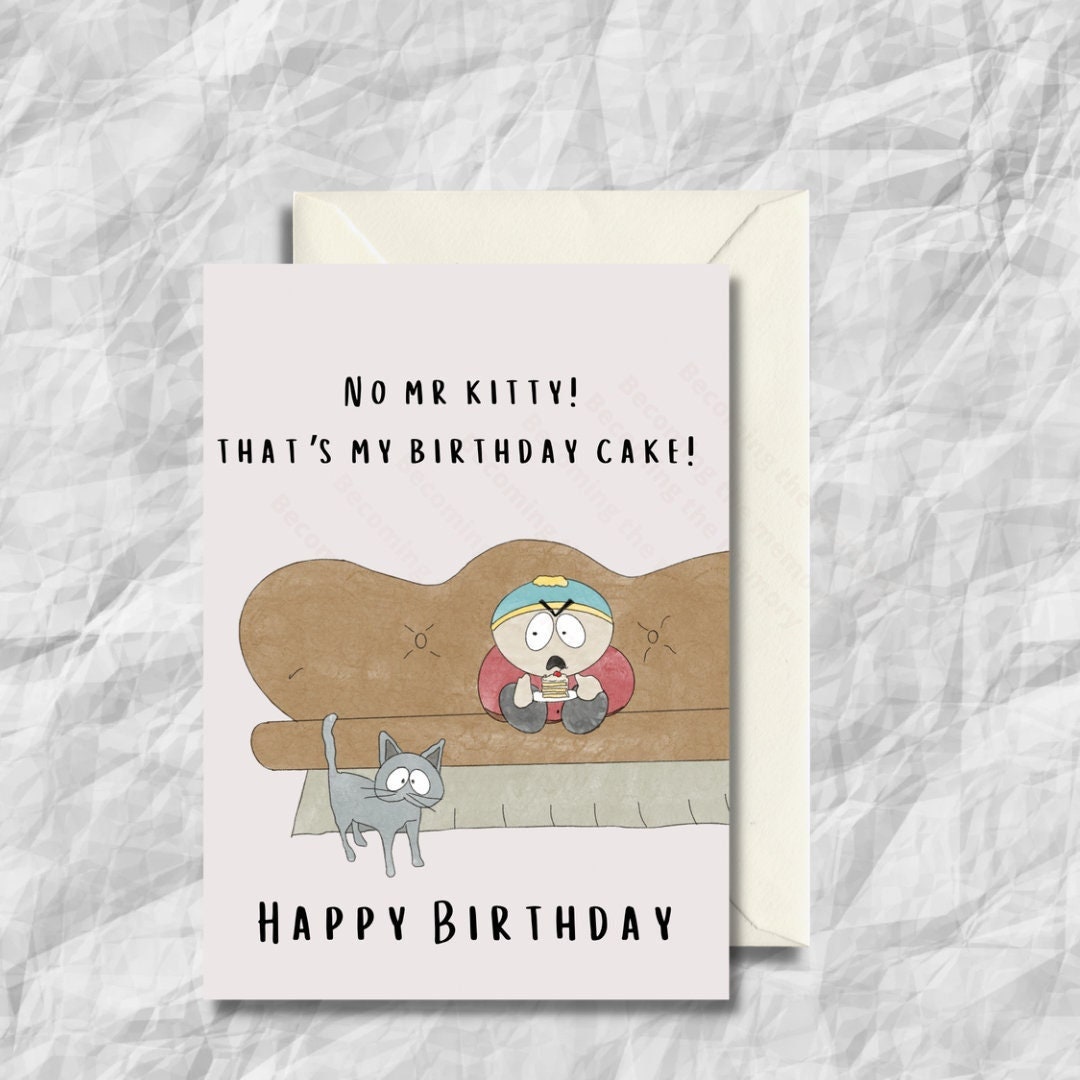 Birthday Card South Park - Etsy