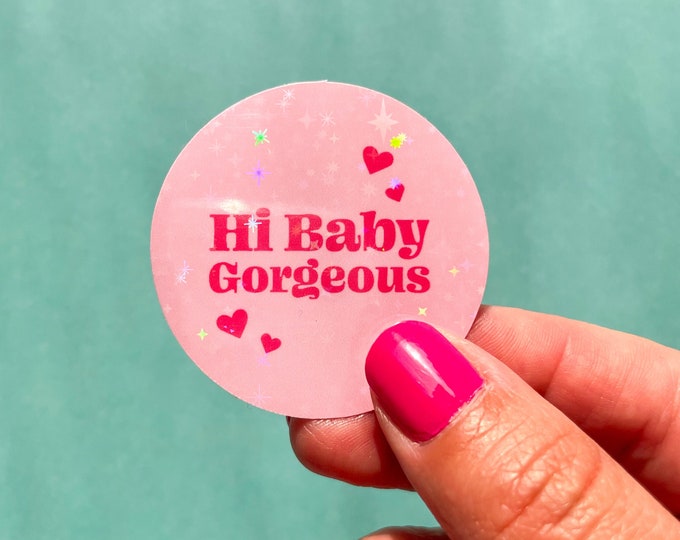 Real Housewives Baby Gorgeous Holographic Sticker