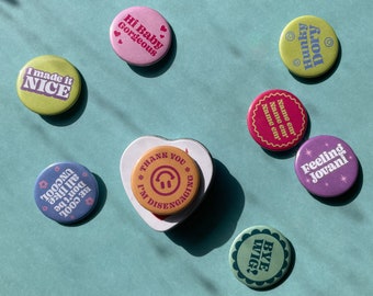 Housewives Quotes Metal Button Pins