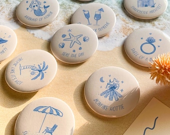 Coastal Bachelorette Merit Badges