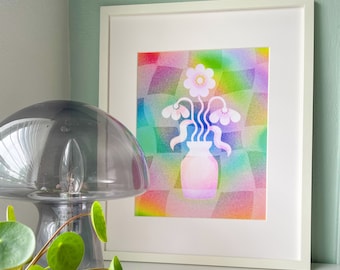 Flower Art Print, Gallery Wall Art