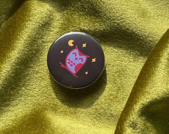 Night Owl Pinback Button