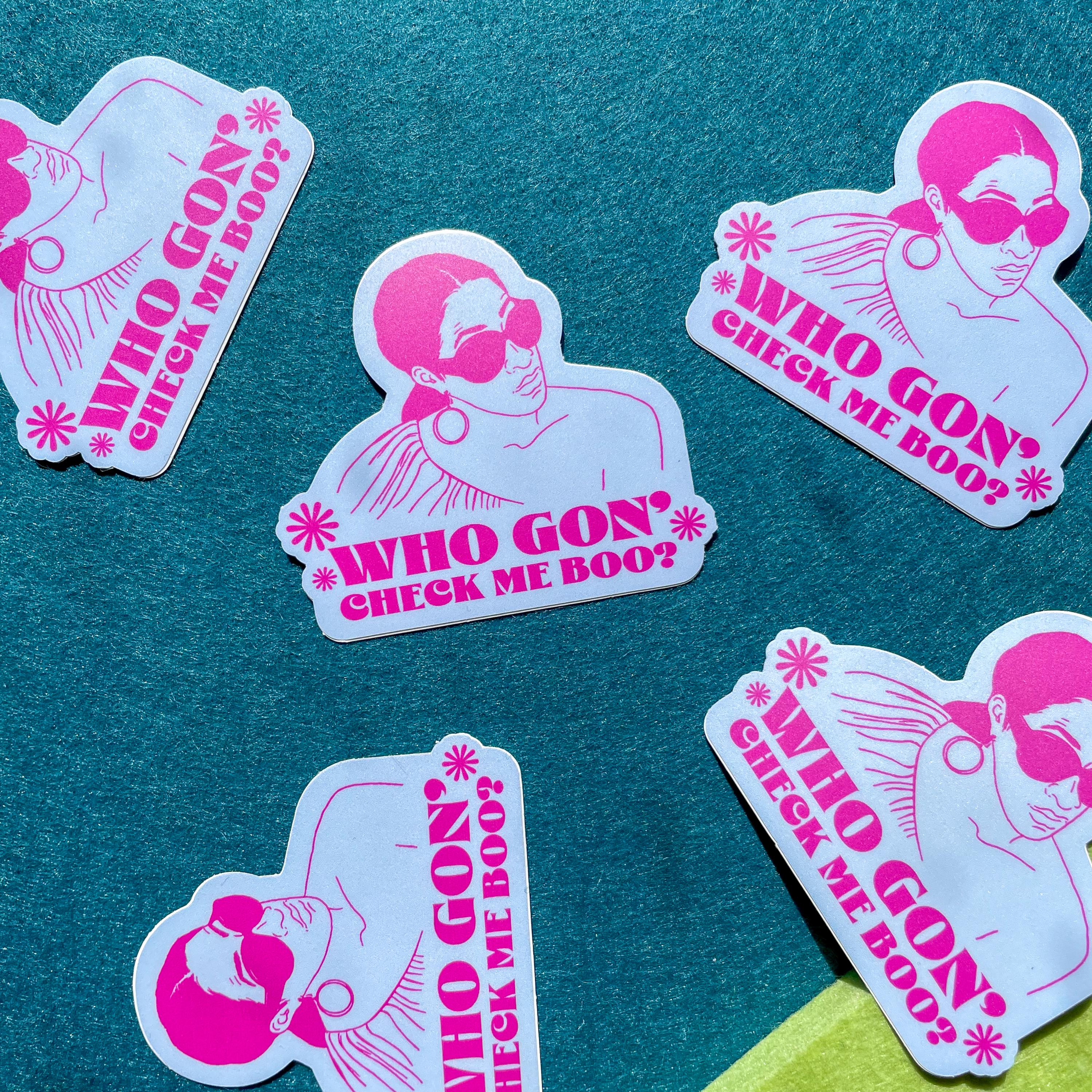 Real Housewives, RHOA Who Gon' Check Me Boo Sticker - Etsy